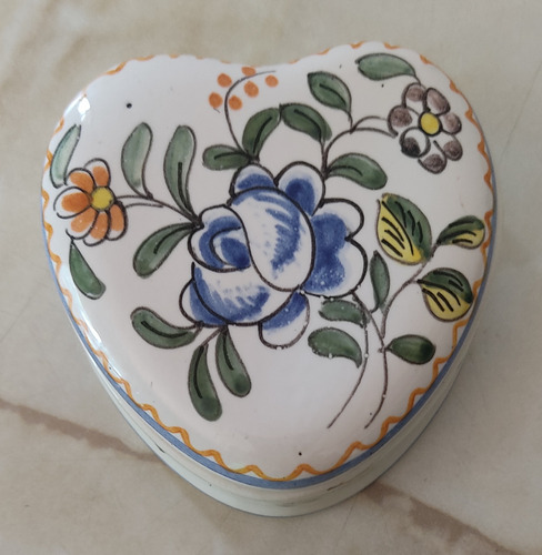 Alhajero/despojador Con Forma De Corazón (porcelana)