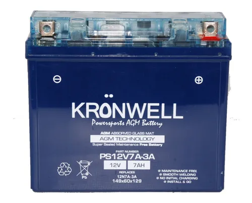 Bateria De Gel Kronwell Appia Brezza 150 Euro
