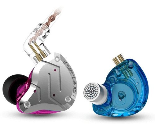 Imagen 3 de 10 de Audífonos Kz Zs10 Pro Sin Micrófono In Ear 10 Drives Sellado