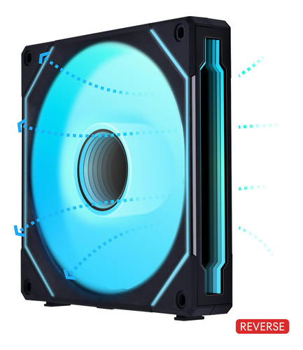 Cuchilla Inversa Fan Lian Li Uni Sl-infinity 140 Argb 14 Cm,