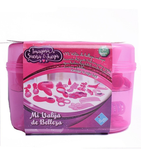 Imagen 5 de 7 de Valija De Belleza Con Secador Mas Accesorios Art 6712