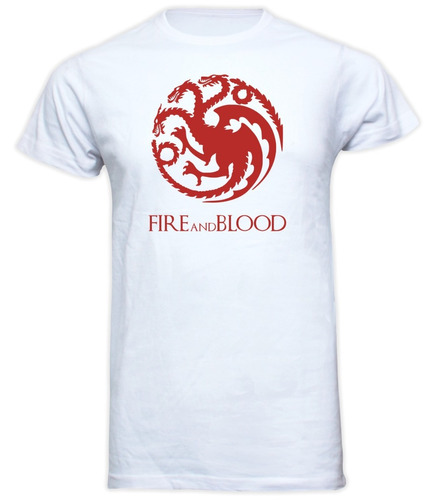 Poleras Para Hombre Game Of Thrones - Fire And Blood 