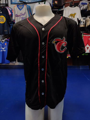 Imagen 2 de 3 de Camiseta Baseball Cardenales Lara Negra Talle M