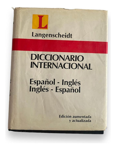 Diccionario Internacional Español Inglés Langenscheidt