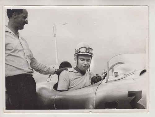 1958 Automovilismo Fotografia Lacerda En Ferrari Testa Rossa