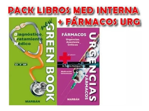 Pack Green Book New Y Sancho Farmacos Urgencias Libros Nuevo