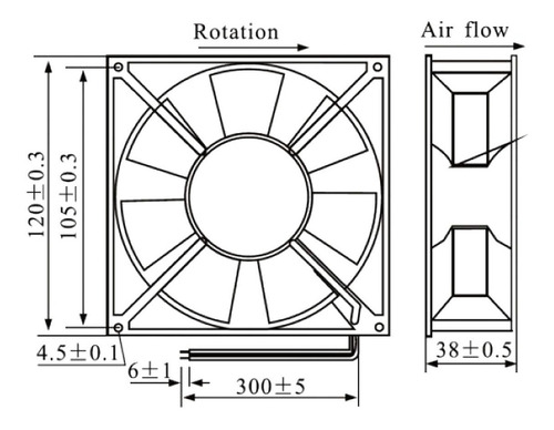 Imagem 2 de 2 de Micro Ventoinha Cooler 120x120x38hbl 110v 220v Com Rolamento
