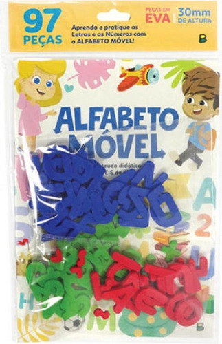 Aprenda Em Casa Alfabeto Móvel: Letras E Números, De © Todolivro Ltda.. Editora Brasileitura, Capa Mole Em Português