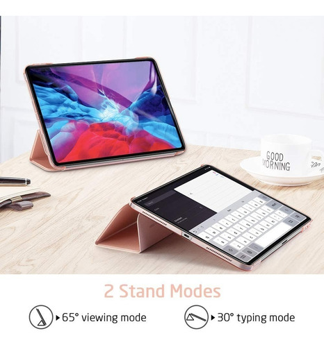 Imagem 8 de 9 de Capa Capinha iPad Pro 12.9 2018 Esr Trifold C/suporte Caneta