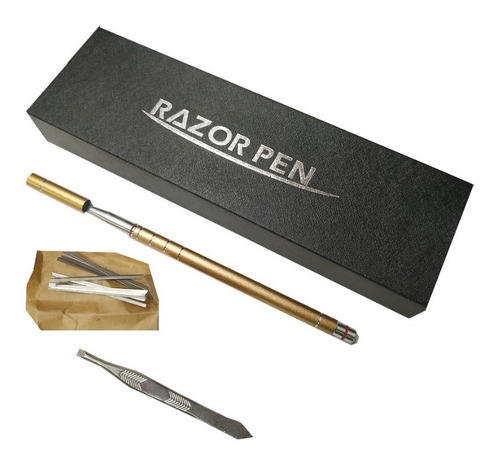 Kit Barberia Peluqueria Profesional Lapiz Razor Pen Fortex