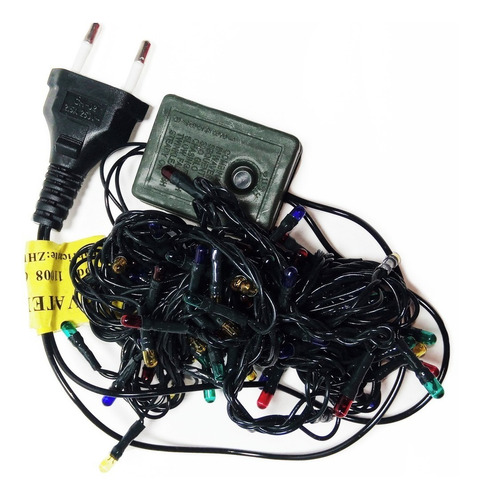 Pisca Pisca Led Colorido Luz Natal 100 Lâmpadas 110v