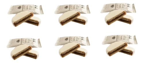 Pack 06 Alfajores Blanco 270 Gramos Varsovienne