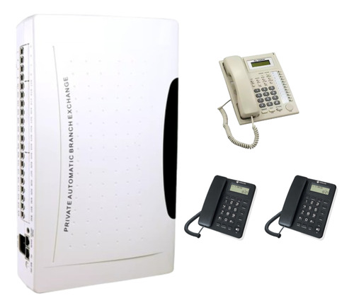 Kit Conmutador 4x16; Tel. Multilínea; 2 Ext Motorola Mc550