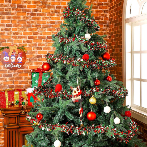 Guirnalda De Oropel De Navidad De 100 Pies, Guirnalda D...