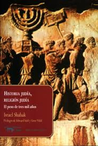 Historia Judia, Religion Judia - Israel Shahak