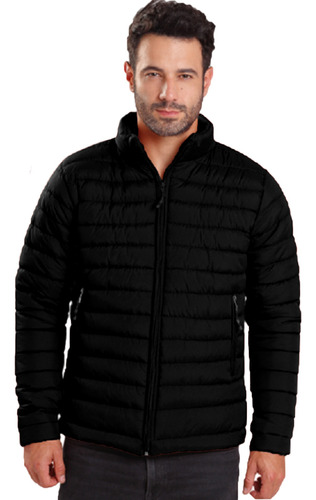 Chaqueta Hombre Acolchada Impermeable Invierno Cuello Alto  Abrigo Moda Masculina Liviana Urbana Ropa De Calle Calidad Premium