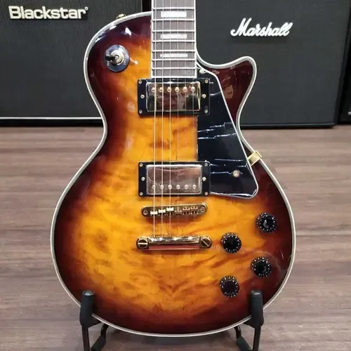 Guitarra Elétrica Sx Eh Series Eh3d Les Paul De Bordo/mogno 2000