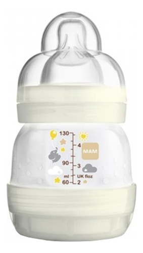 Mamadeira Mam First Bottle 130ml Bege Anti Cólica