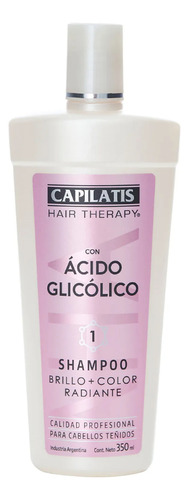 Capilatis Shampoo Con Acido Glicólico Cabellos Teñidos 350ml