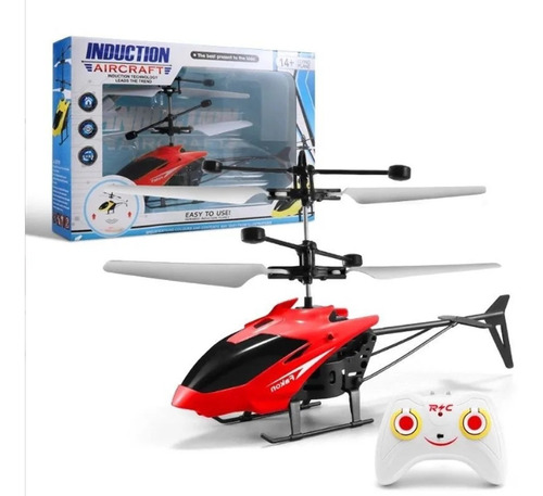 Helicoptero Con Control Remoto Varios Colores Con Luz Led 