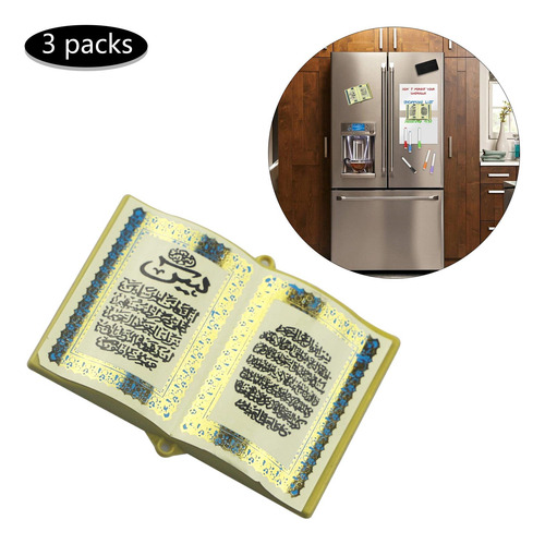 3 Uds Eid Libro Imanes De Nevera Pegatinas De Tablero Para B