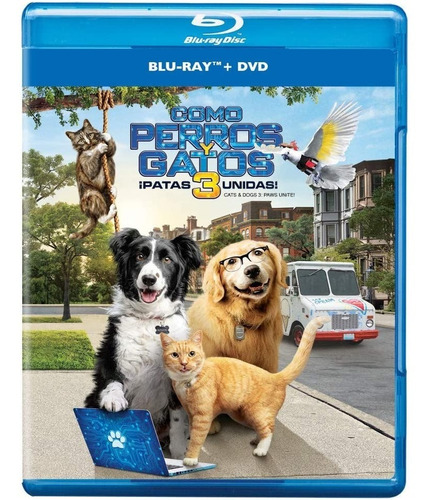 Como Perros Y Gatos 3 Tres Patas Unidas Pelicula Blu-ray