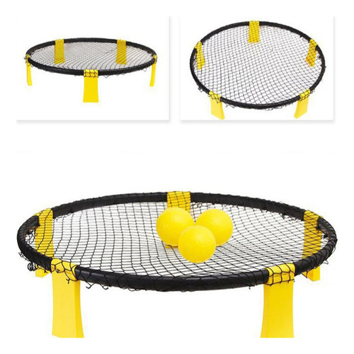 Juego De Cuadrícula De Netball Con Bounce Spikeball