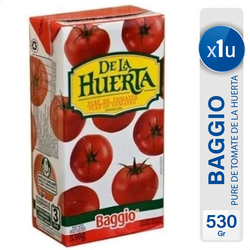 Pure De Tomate De La Huerta Baggio - Mejor Precio
