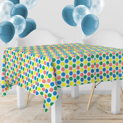 4 Toalha Mesa Festa Estampado Tnt Circo Estrela 140x140