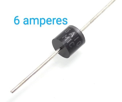  6a10 Diodo Retificador 6 Amperes 1000v Kit Com 10 Peças