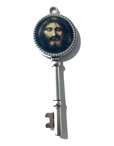 70 Dije Santa Faz Rostro Cristo Jesus (kr85) Forma De Llave