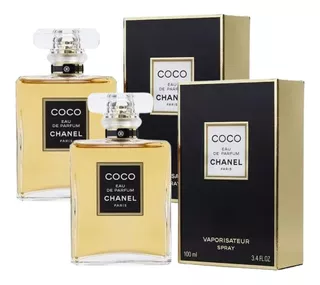 Paquete Coco Eau De Parfum Chanel 100ml Dama Original 2 Pzas