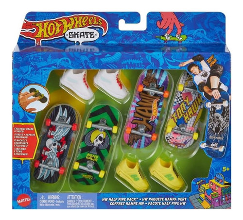 Skates 4 Pack Patinetas Hot Wheels Para Dedos Fingerboard