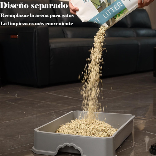 Caja De Arena Plegable Grande Inodoro Entrada Superior Fácil