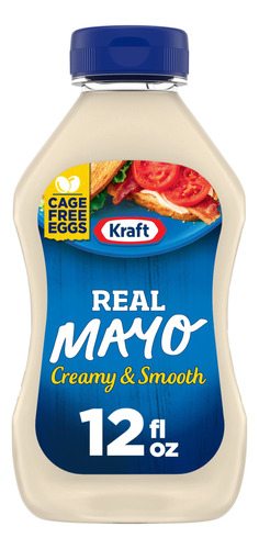 Kraft Mayonesa Cremosa Y Lisa De Mayo Real (botella Exprimib