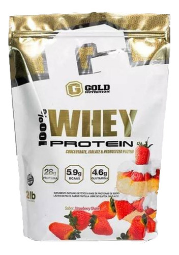 Whey Protein 2 Lbs Gold Nutrition Isolate Hidrolizado 