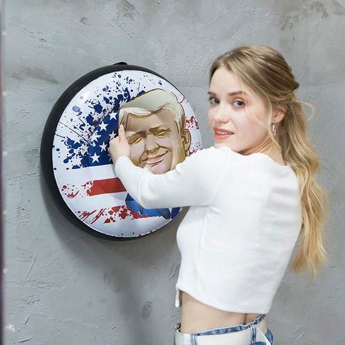 Juguetes Inflables De Boxeo De La Pared, Enfoque Inflable De