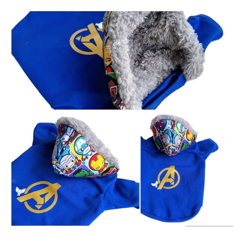 Polerón Ropa Para Perros Avengers Talla L