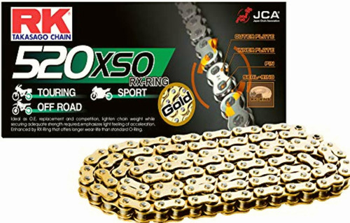 Rk Racing Chain Gb520xso-120 (serie 520) Cadena De Anillo Rx