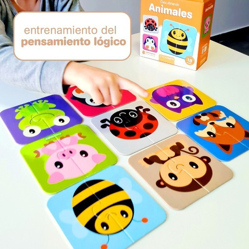 Imagen 9 de 9 de Rompecabeza Puzzle. Descubriendo Animales Didactico Infantil