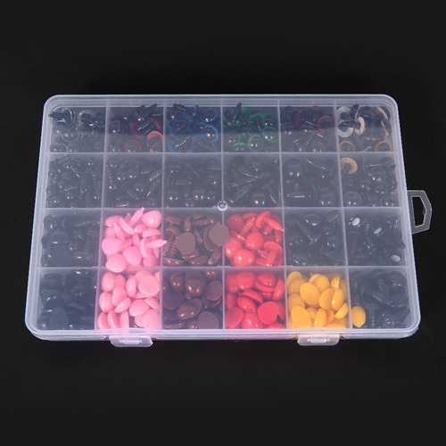 Imagen 7 de 7 de Set Ojos Y Nariz De Seguridad 1040 Piezas Incluye Caja