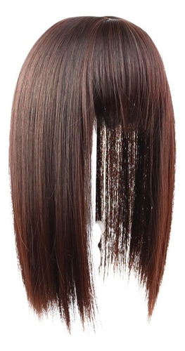 Flequillo De Mujer De Pelo Liso Flequillo Falso De Aire