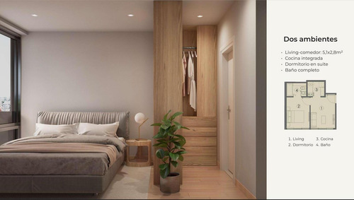 Amplio Monoambiente Con Amenities E Instalación Para Lavarropas En Caballito