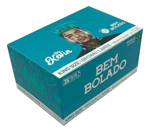 Caixa Seda Bem Bolado Mc Kevin Brown King Size Large