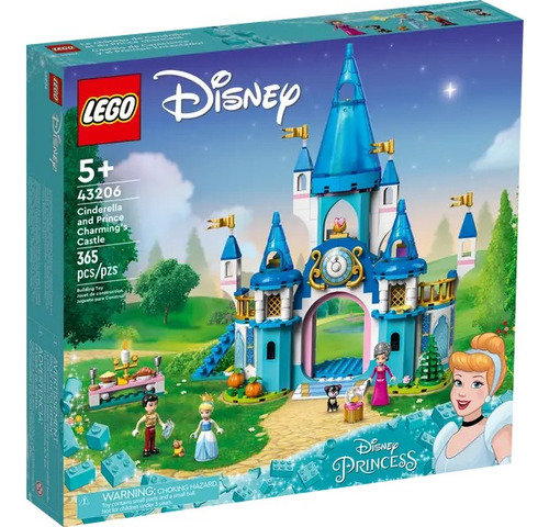 Lego Disney 43206 Castillo Cenicienta El Principe Encantador Cantidad De Piezas 365