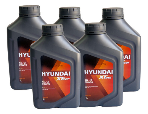 Aceite De Transmision 80w90 Gl-5 Marca Hyundai 5lts