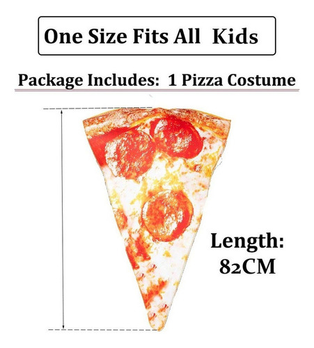 Ropa De Comida De Halloween Con Rebanadas De Pizza Para Niño