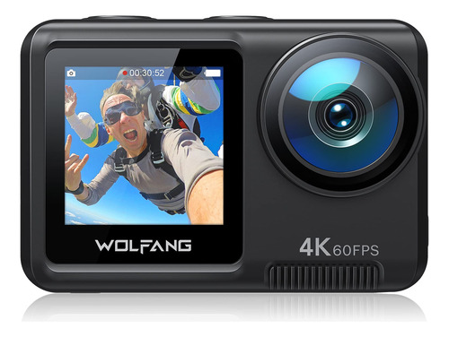 Cámara De Acción Wolfang Ga420 4k 60 Fps 24 Mp Wifi Impermea