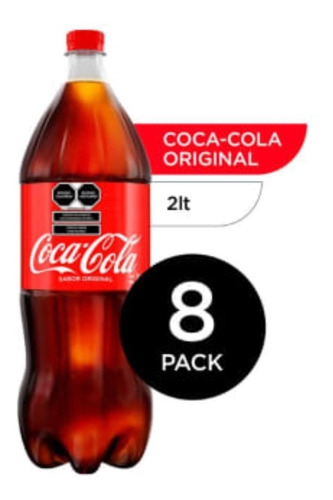 Refresco Coca Cola 8 Pzas De 2l Ts