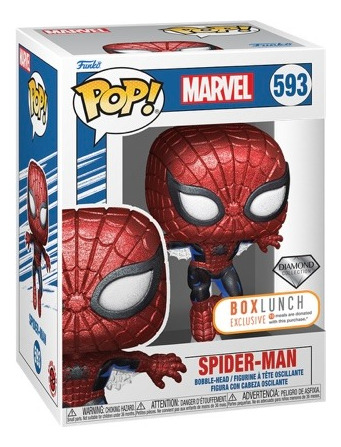 Funko Pop! Marvel: Spider-man (diamond) #593 Se (Usado)